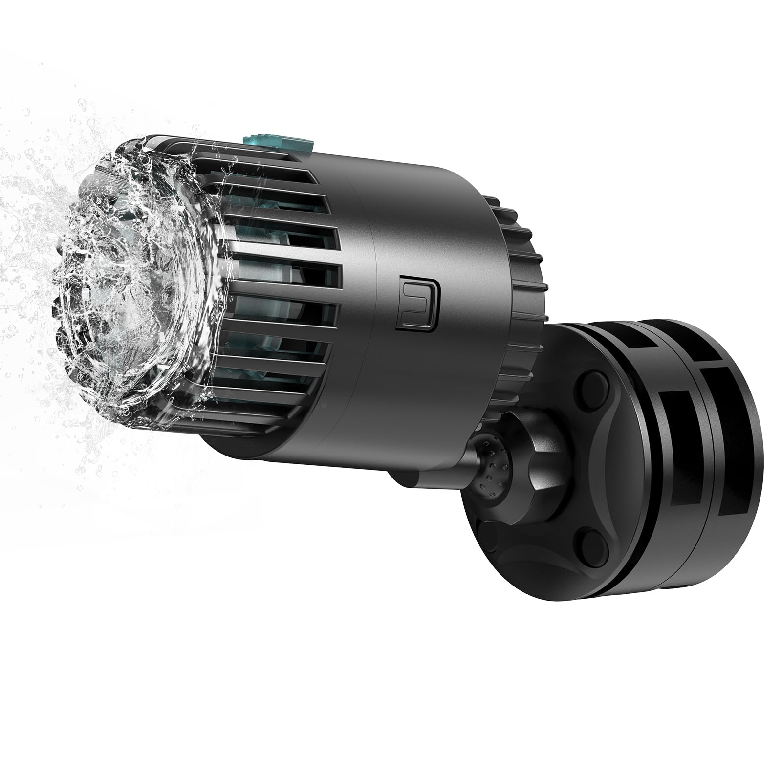 AQQA Aquarium Wave Maker Pump,Ultra Quiet Aquarium Circulation Pump,12W Fish Tank Wave Maker with Strong Magnet Suction Base,360°Adjustable PowerHead,for 280-560L Tank