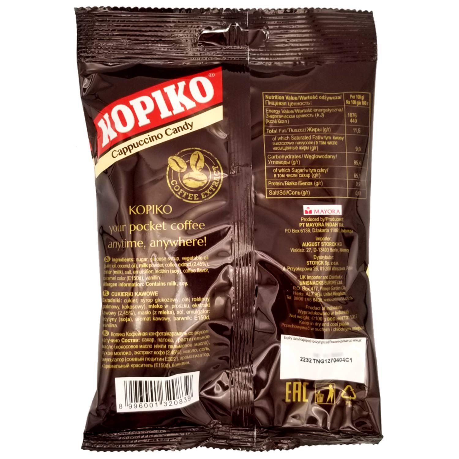 KOPIKO Coffee Candy Variety Pack - Coffe Candy (2x100g) and