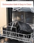 COSORI Pro Gen 2 5.8QT Air Fryer, Improved Version with Stable Performance and New Stylish Look, 13 One-Touch Functions, 100 Paper Recipes and 1100 Online Recipes, Dishwasher-Washable Detachable Square Basket, Black