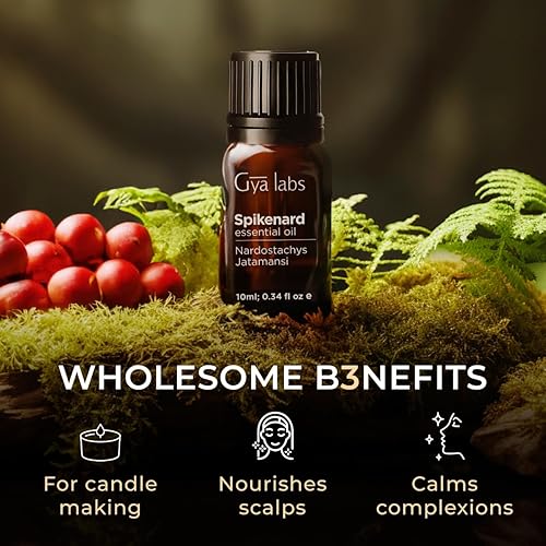 Miniatura 5 de Aceite esencial de nardo para aliviar el estrés, aceite natural de nardo para el sueño y el alivio del dolor, 100 % puro, de grado terapéutico, para