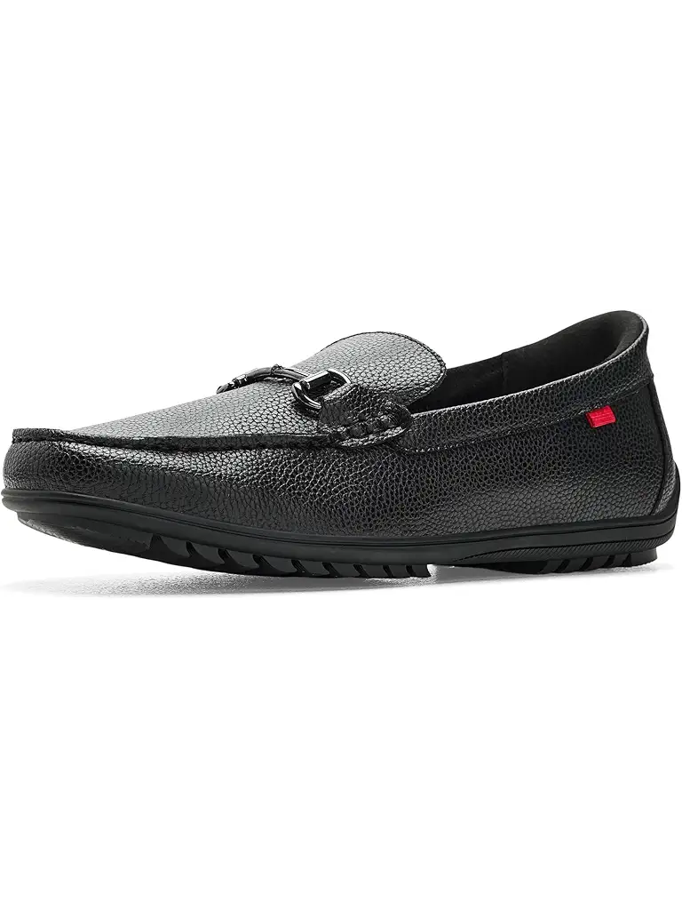 Black Marc Joseph New York Elliot Road Buckle Loafer (Hands Free Technology)