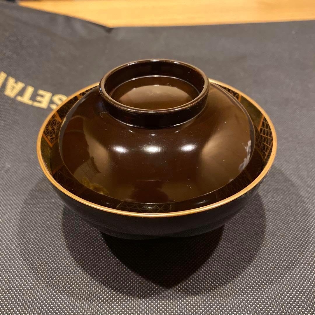 象彦 平安 蓋付 椀 5客 天然木 吸物椀 うるし 漆塗り 木箱付 伝統工芸