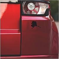 Vista 22 de Silueta del estado de Underground Printing - Calcomanía de vinilo de orgullo del estado de EE.UU.