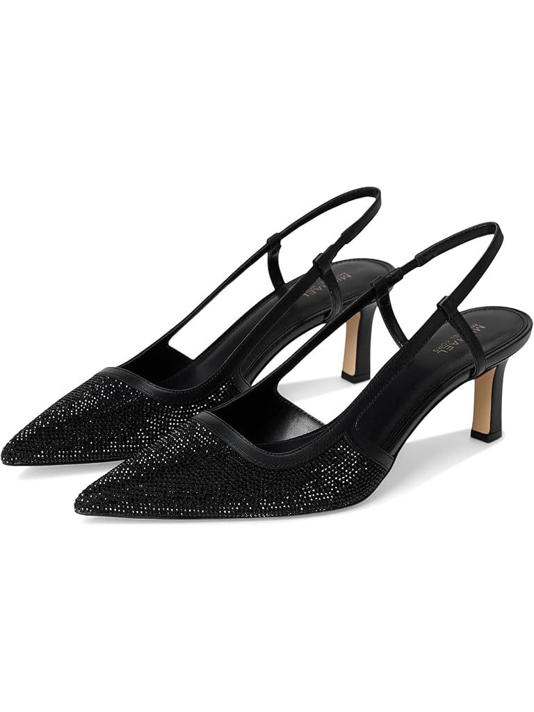 Black Michael Kors Alora Mid Sling