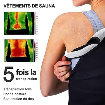 Saunaanzug Damen - Thermo Shirt Zum Abnehmen Mit Silber-Beschichtung