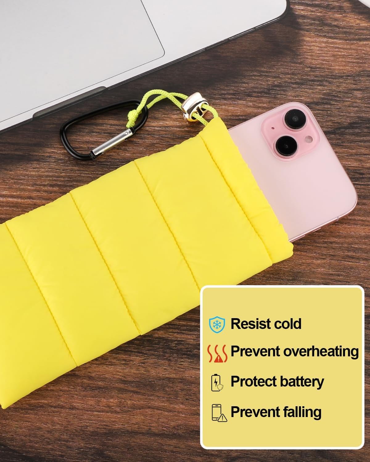 custodia termica per cellulare,custodia per cellulare,Custodia termica universale compatibile iPhone 14 13 12 Plus X, Samsung Galaxy Attendi tutti i cellulari，Generale