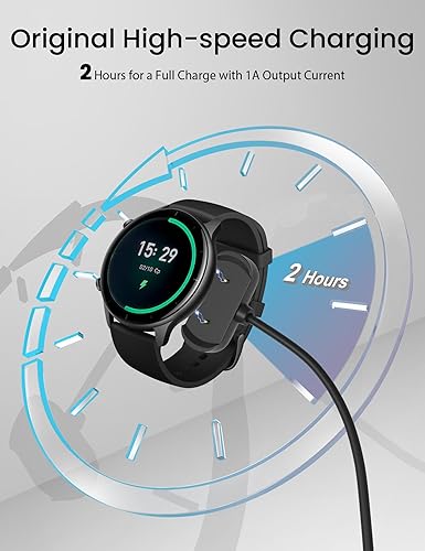 Miniatura 4 de Sinoacc Cargador para Amazfit GTS 2 GTS 2 Mini GTS 2e GTR 2 GTR 2e GTS 4 Mini T-Rex Pro Bip 3 Bip U Zepp EZ Watch Charger de 33 pies USB magnético