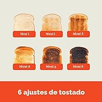 Vista 6 de bella Tostadora delgada de 4 rebanadas, Utensilios de cocina Fits-anywhere™, control de tostado de 6 ajustes con botones de recalentamiento