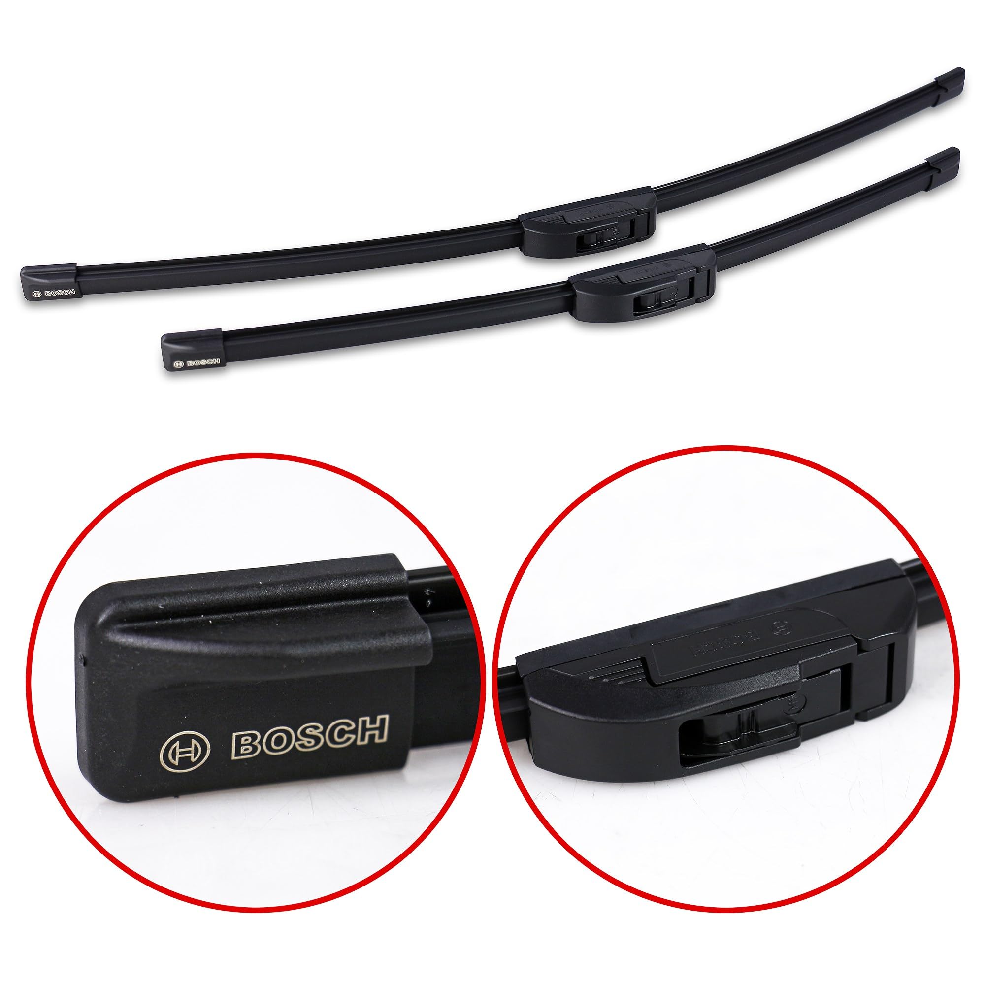 BOSCH Wischer vorne +hinten +Scheibenreiniger 31185380 vorne | Kompatibel mit: OPEL SIGNUM CC, VECTRA C Caravan
