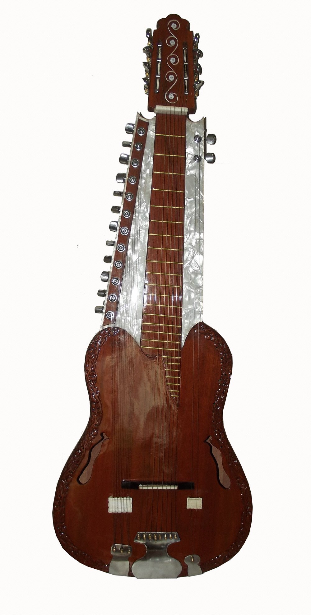 Stile indiano Mohan Veena Debashish risonatore Slide Guitar. Full cedro