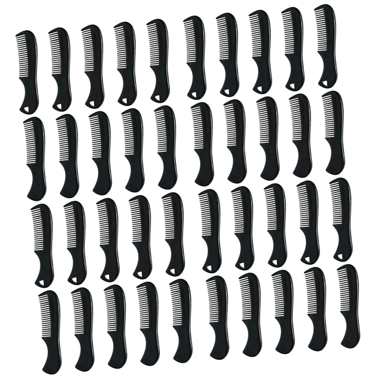 Ipetboom 4sets Men's Hair Comb Pocket-sized Beard Comb Brush Styling Tool Portable Grooming 10pcs*4