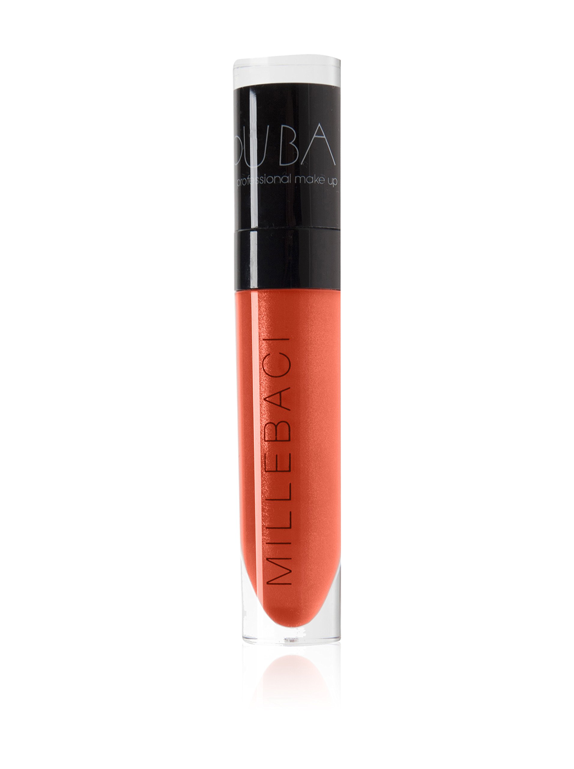 Millebaci Long Lasting Liquid Lipstick Pink, Lustrous Moisturizing Creamy Formula with Vitamin E Intense Color Pigment High Impact Makeup Lip Cream Color Stick Balm For Women (Color 41)