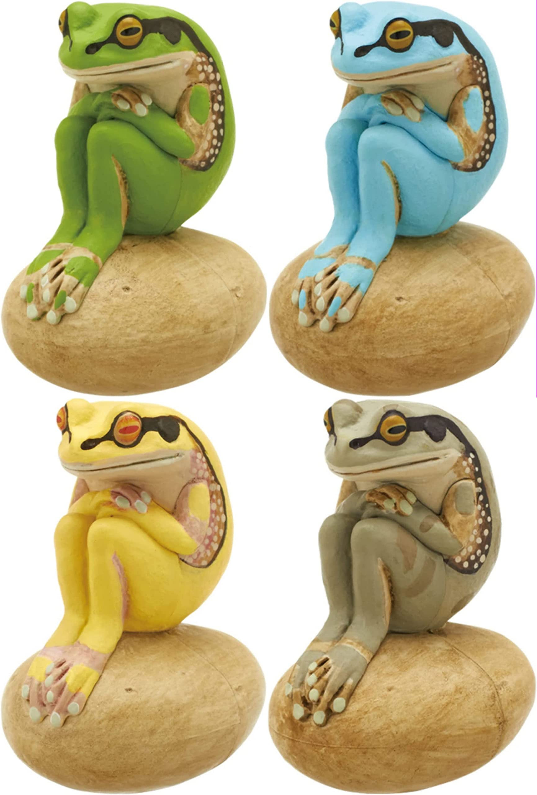 Amazon | カエルの森工房 ニホンアマガエル × 全4種セット フルコンプ