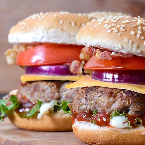 Miniatura 7 de Hi Mountain  Condimento gourmet para hamburguesas  Mezcla de salsa FIESTA  Sabores vibrantes de pimientos, cebolla, jalapeños y ajo  Condimento