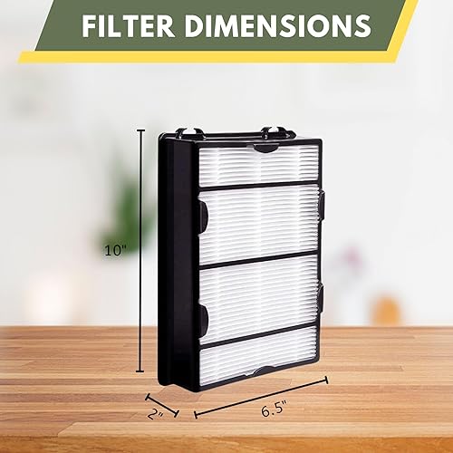 Miniatura 2 de Nispira Filtro HEPA de repuesto para alergia al aire compatible con filtro Holmes HAPF600 HAPF600D HAPF600D-U2 B, 4 paquetes