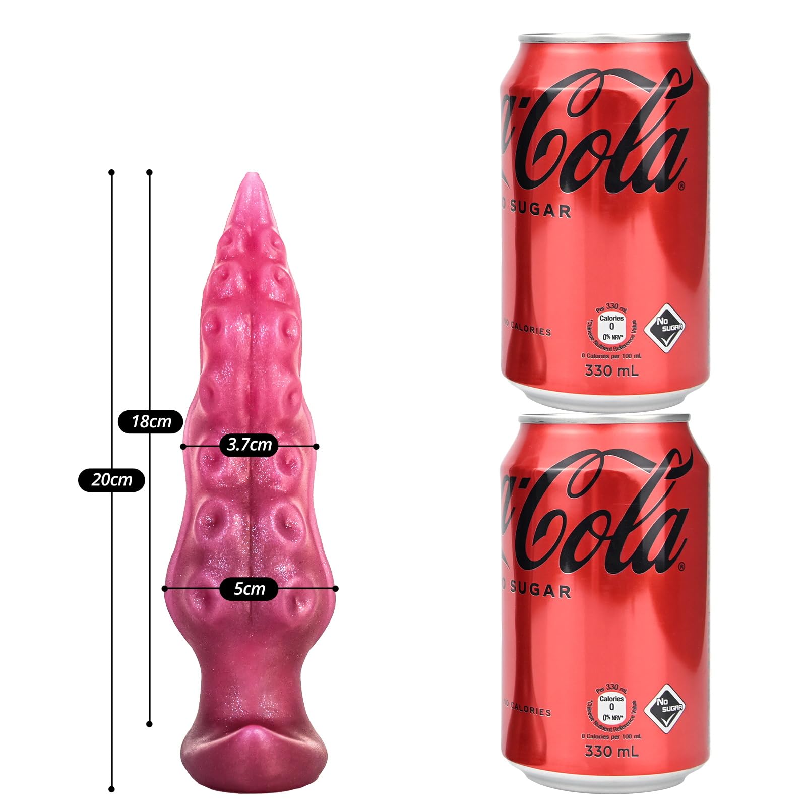 SXOVO Plug Anal Gode Tentacule en Silicone Liquide Butt Plug pour Massage de la Prostate et Stimulation Vaginale Sex Toys Anals pour Femme Homme (M)