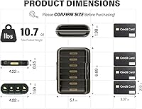 Vista 6 de Organizador semanal de píldoras 4 veces al día, caja de píldoras de 7 días 4X, estuche portátil para viajes para píldoras, vitaminas, aceite de Negro