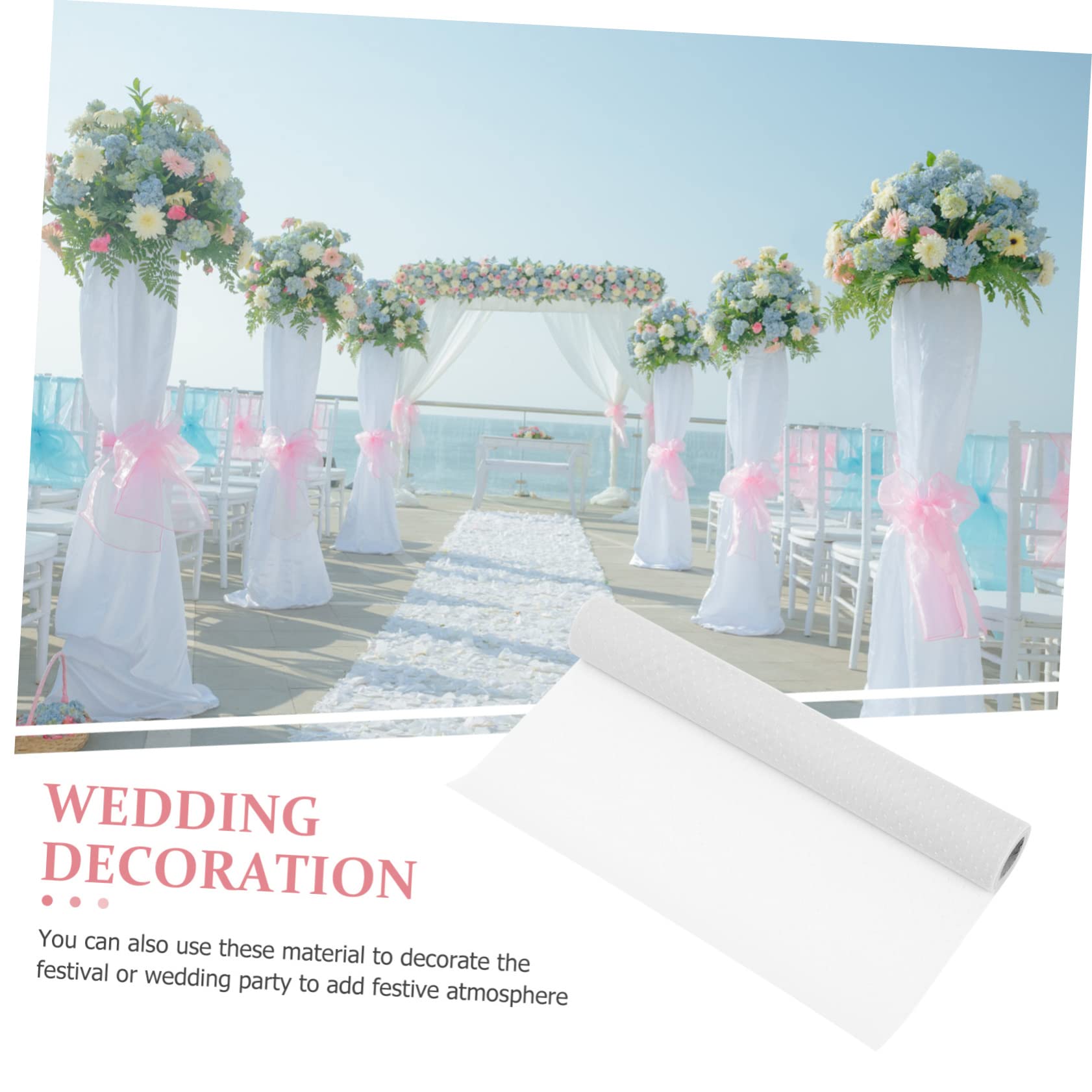 STOBOK 2 di Carta da per Fiori Materiale per Imballaggio di Bouquet in Garza per Fiori Forniture per Fioristi Decorazioni Floreali