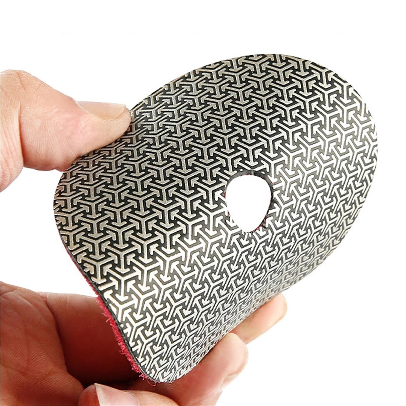 Almohadillas de pulido de diamante galvanizadas for mármol, granito, piedra, suelo, hormigón, baldosas, madera, piscina, superficie, almohadilla de metal, 1 unidad(100 Grit,1 PC_6 INCHES)