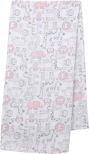 Miniatura 4 de Lambs & Ivy 5 piezas rosagris felpa bebérecién nacido bolsa de regalo con manta