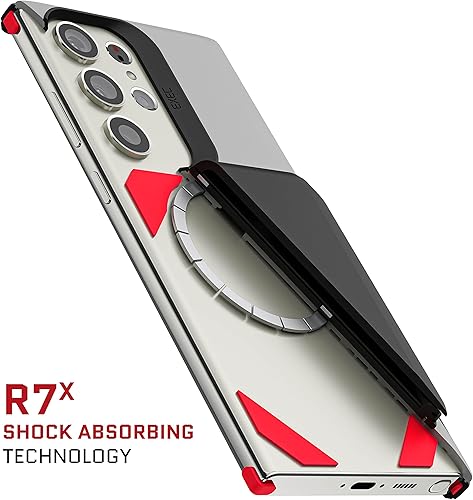 Miniatura 5 de Ghostek EXEC - Funda tipo cartera para Galaxy S23 Plus con soporte magnético desmontable para tarjetas de crédito, soporta carga inalámbrica, fundas