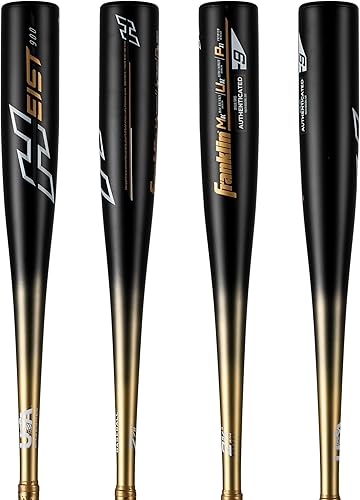 Miniatura 9 de Franklin Sports Bate de béisbol juvenil  Heist Bates de béisbol para niños de 8 a 12 años  2 58 pulgadas de barril grande para niños  Bate de metal