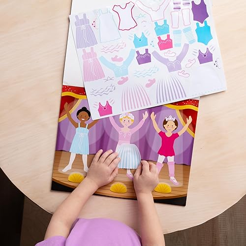 Miniatura 2 de Adhesivos reutilizables de ropa "Dress-up" de Melissa & Doug, Multicolor