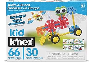 KID K'NEX: Build A Bunch Set - 66 Pieces - Ages 3+...