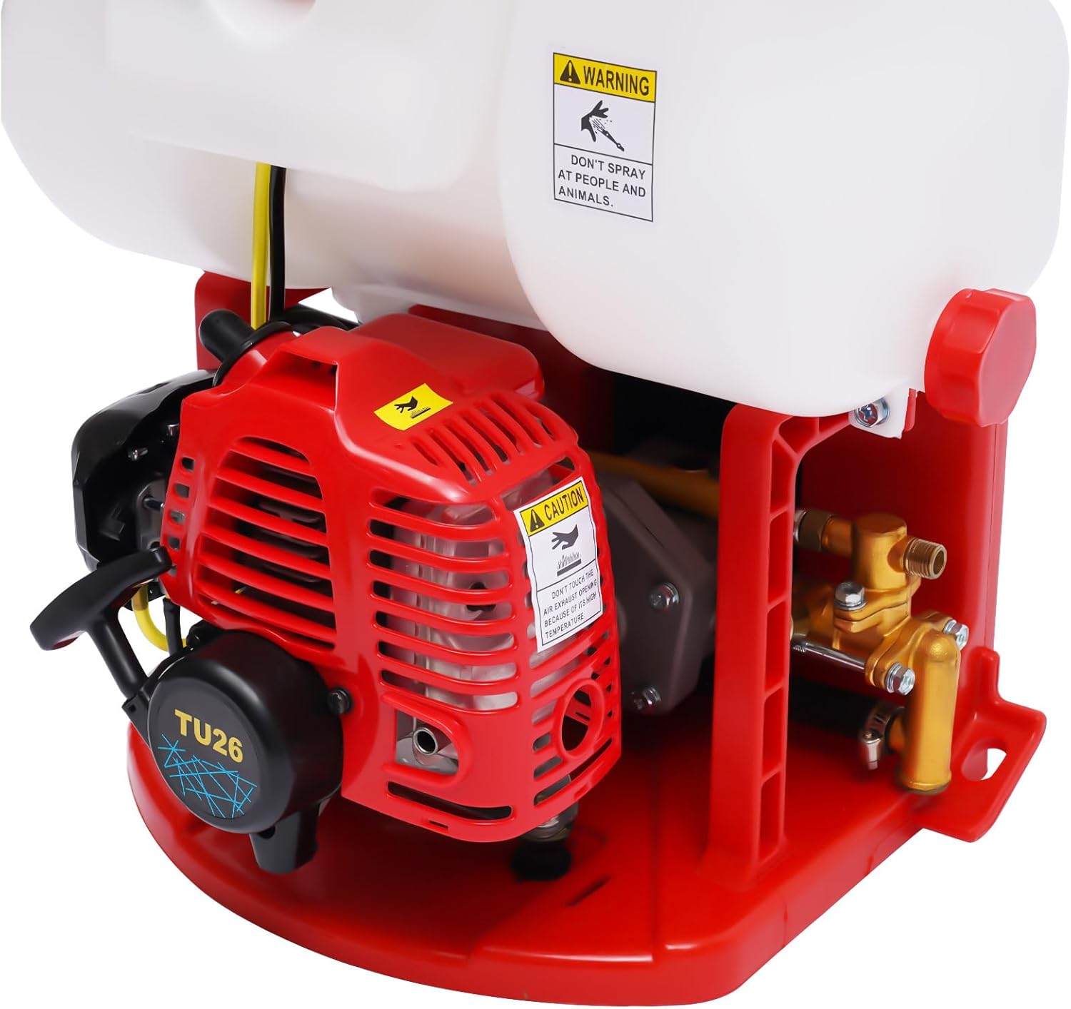 25.4CC Backpack Fogger Sprayer, Gas Powered Fogger Sprayer with 4 Gallon Tank for Lawn, Garden & Yard | Adjustable Nozzle, Ergonomic Design, Professional & Home Gardening Use