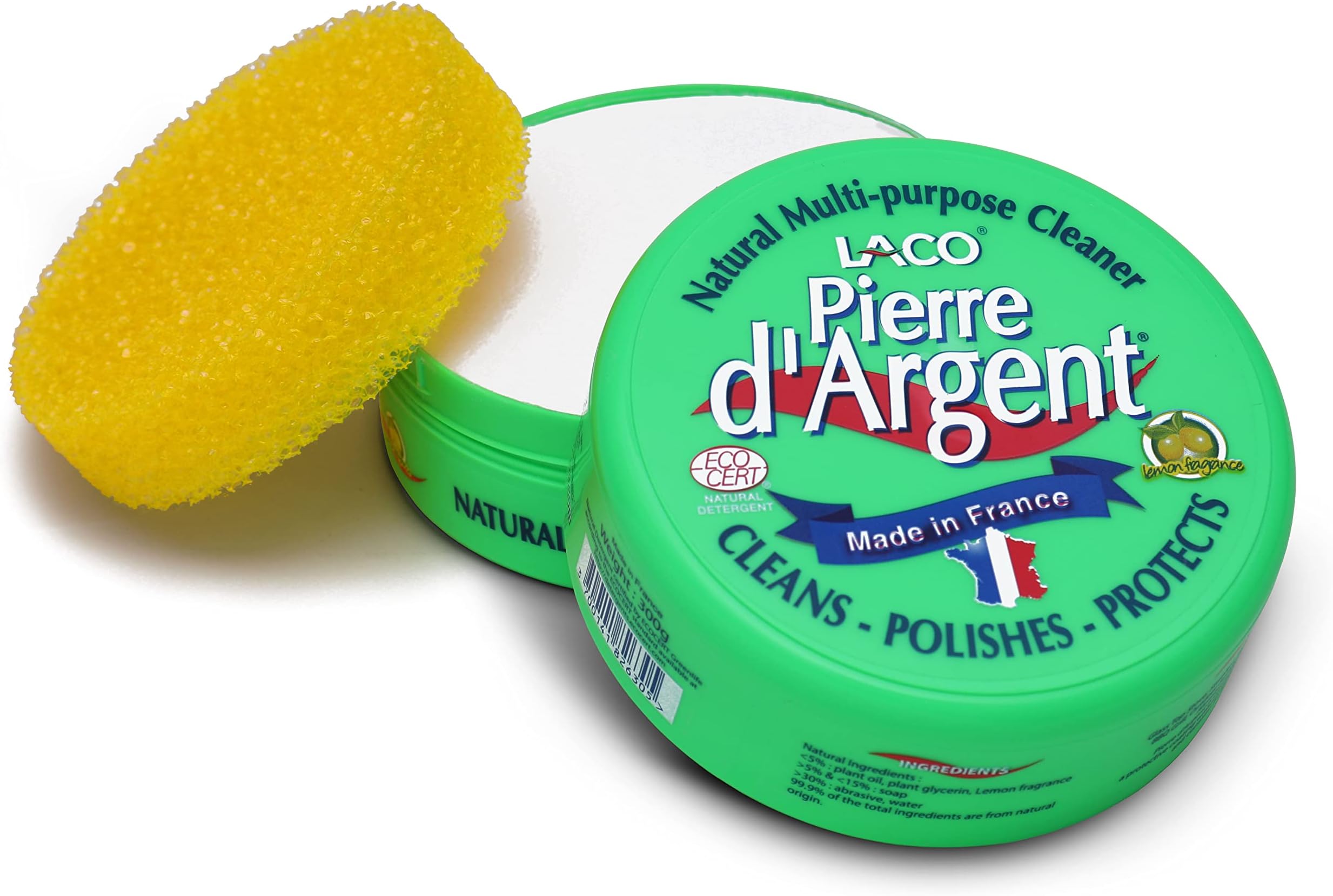 Laco Pierre d'Argent 300g Universal Cleaner Natural cleaning product All Purpose Environmentally-friendly polishes and protects any surface