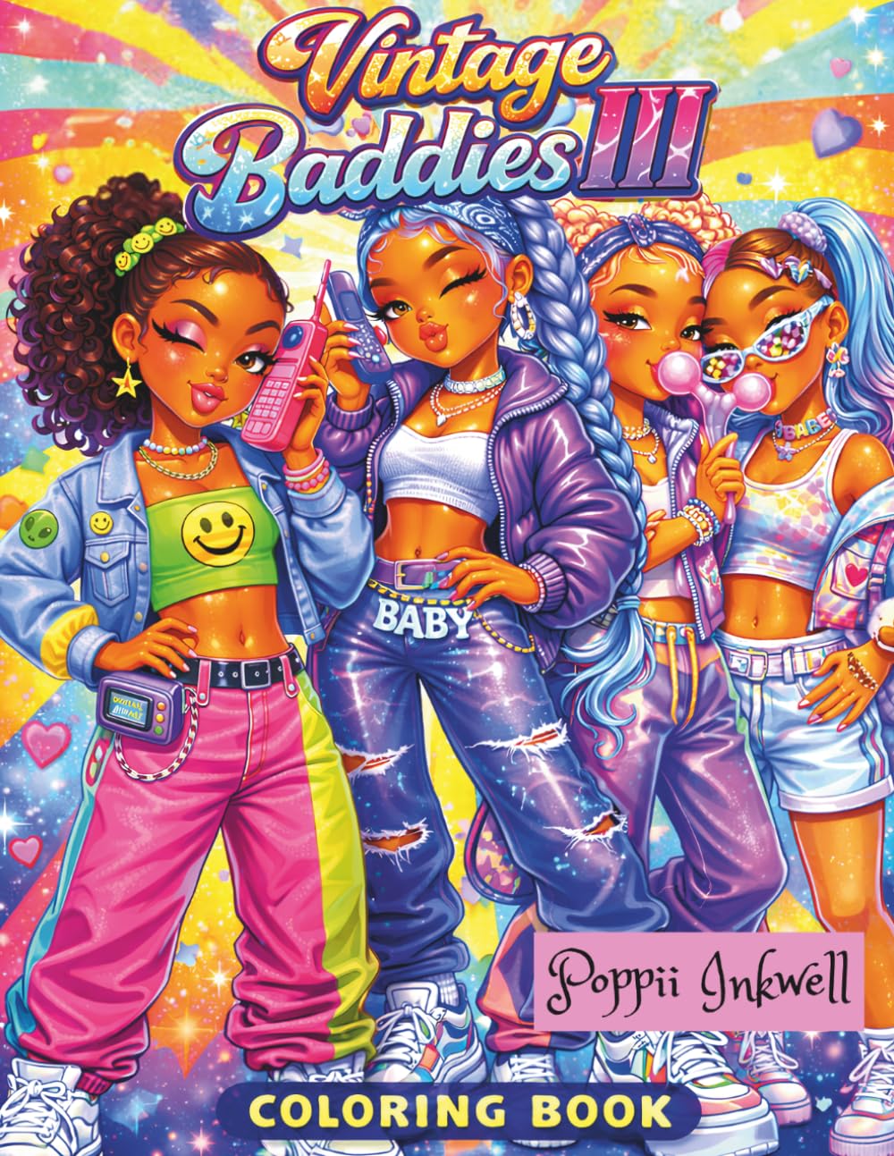 Vintage Baddies III Coloring Book