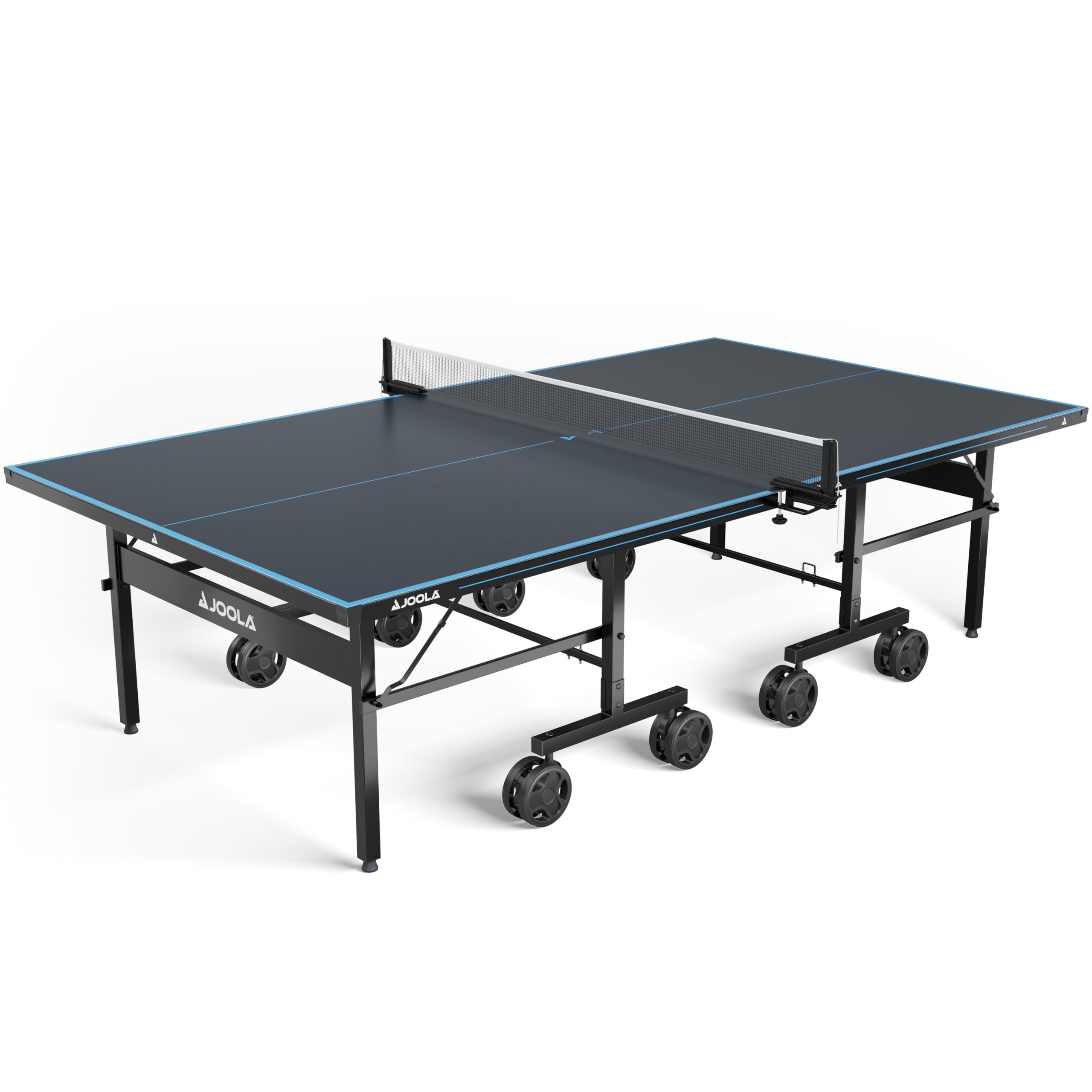 JOOLA Tischtennisplatte Outdoor - Profi Tischtennistisch Aluminium-Verbundoberfläche - wetterfest klappbar - inklusive Netz