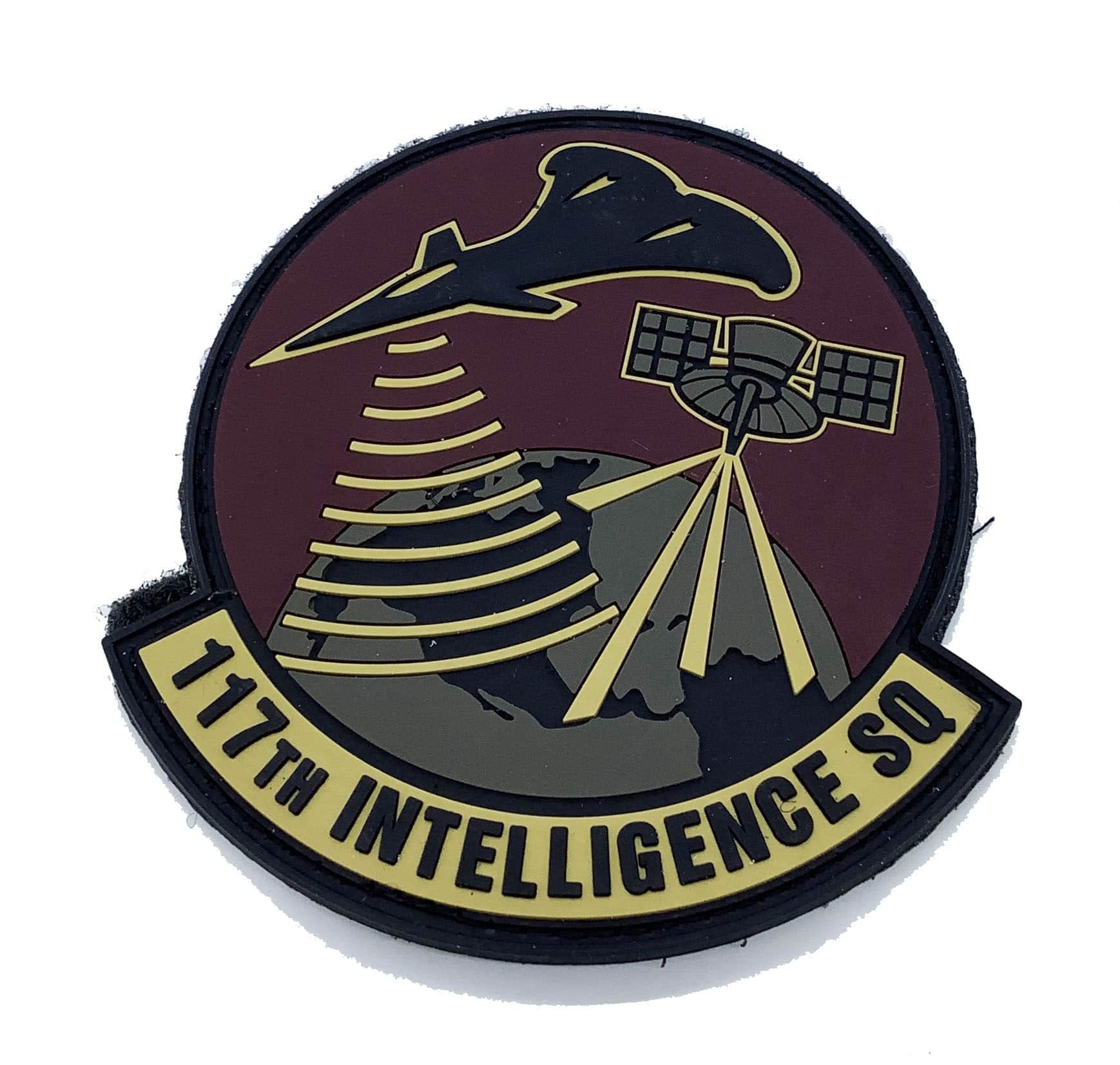 117th Intelligence Squadron PVC Patch – with Hook and Loop
