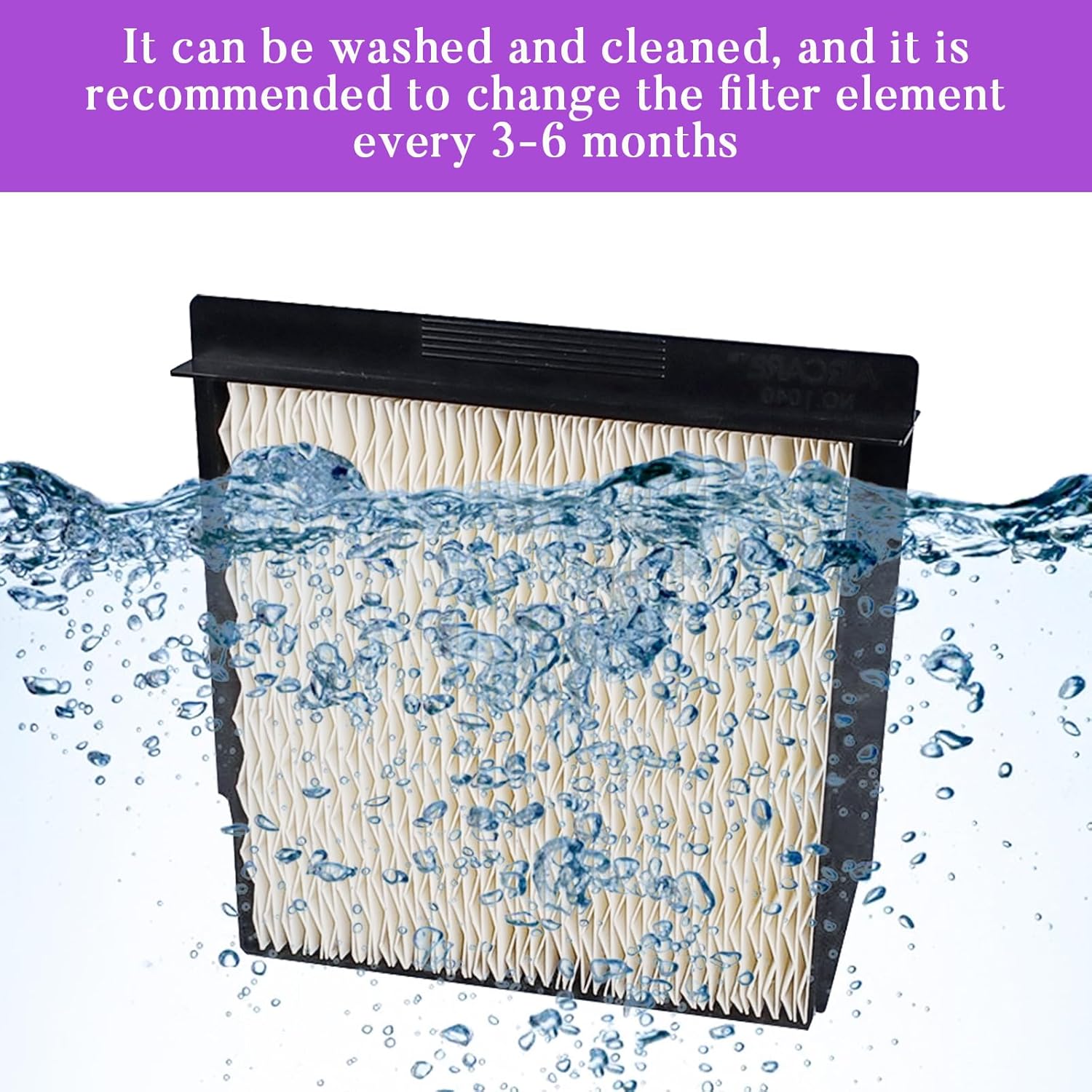 HIFROM 4Pack 1040 Humidifier Wick Filter, B40 Replacement Filter Compatible with Essick Aircare 300 500 5000 7000 B40 3D6-100 5D6-700 7D6-100 B23-810 D46-720 MA-0300 MA-0500 Cool Mist Humidifier