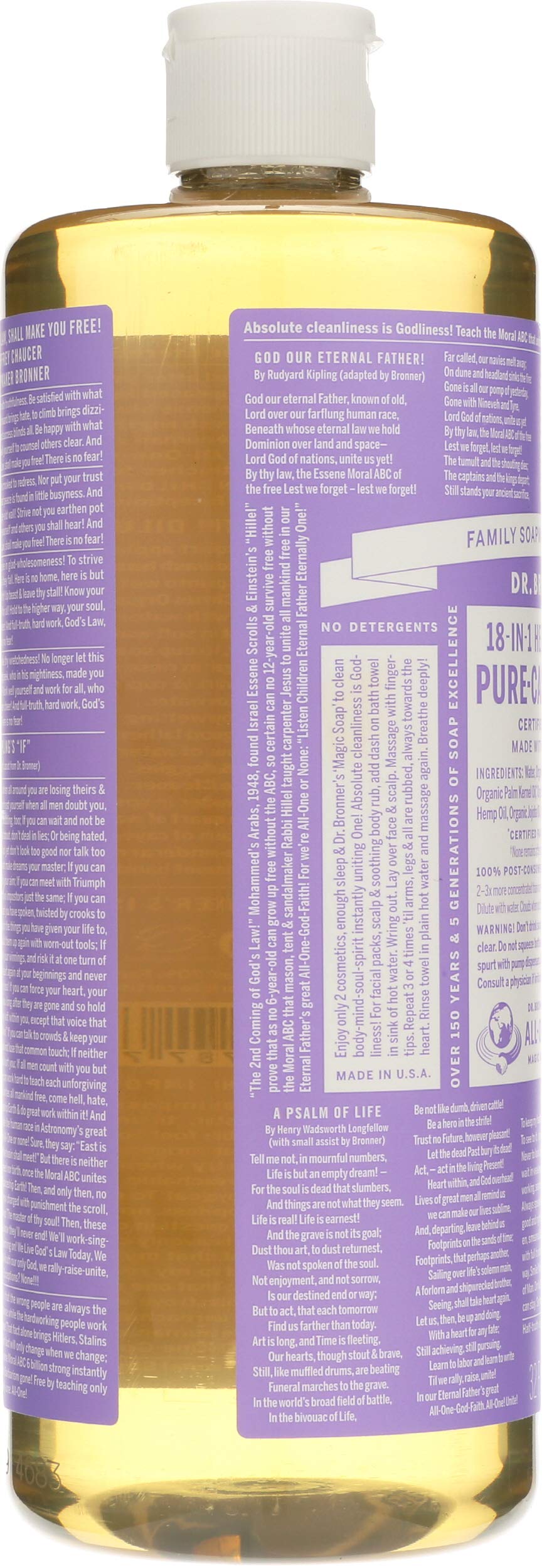 Lawenda Mydło 32 oz od Dr. Brąz.