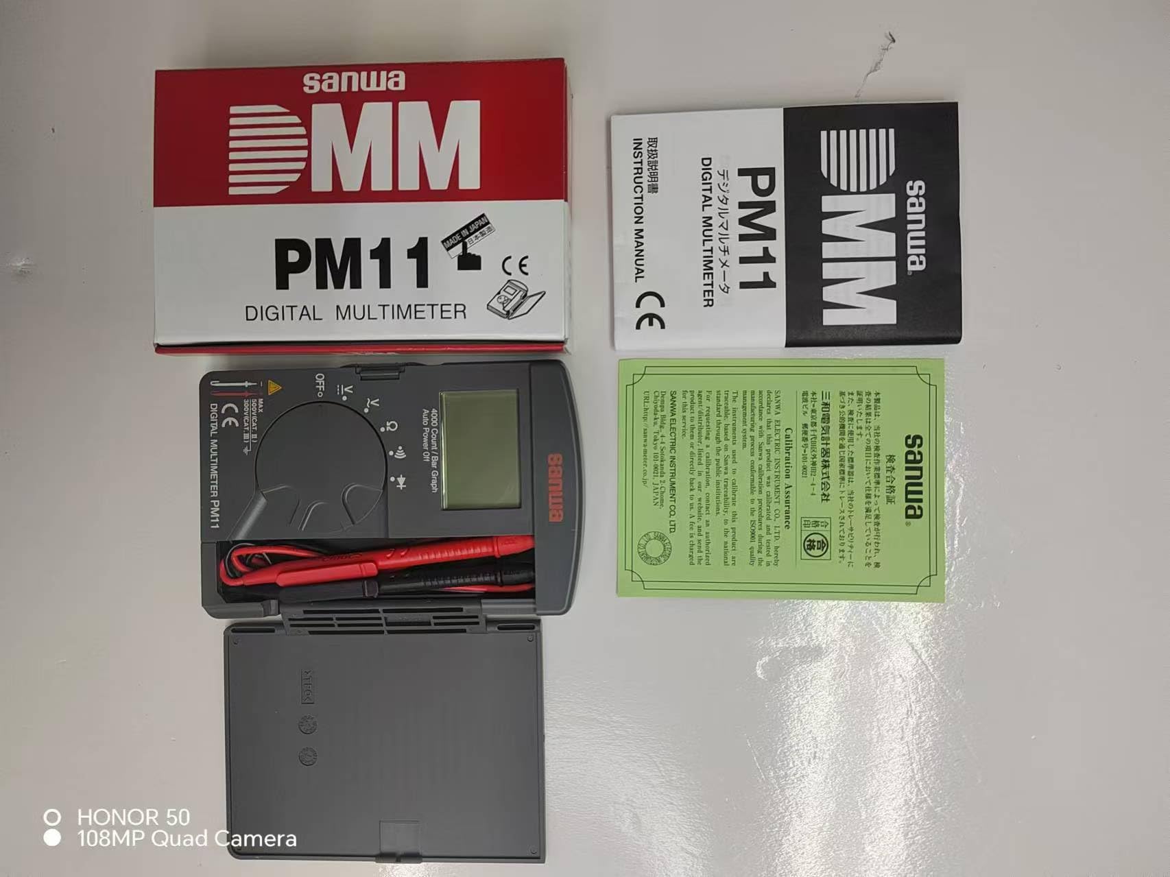 Sanwa CD800a multímetro digital Voltímetro Hz ohmios NCV Capacitance Resistance Tester TODO EN UNO multímetro digital resistencia, capacitancia, frecuencia, prueba de ciclo de trabajo(CD800a)