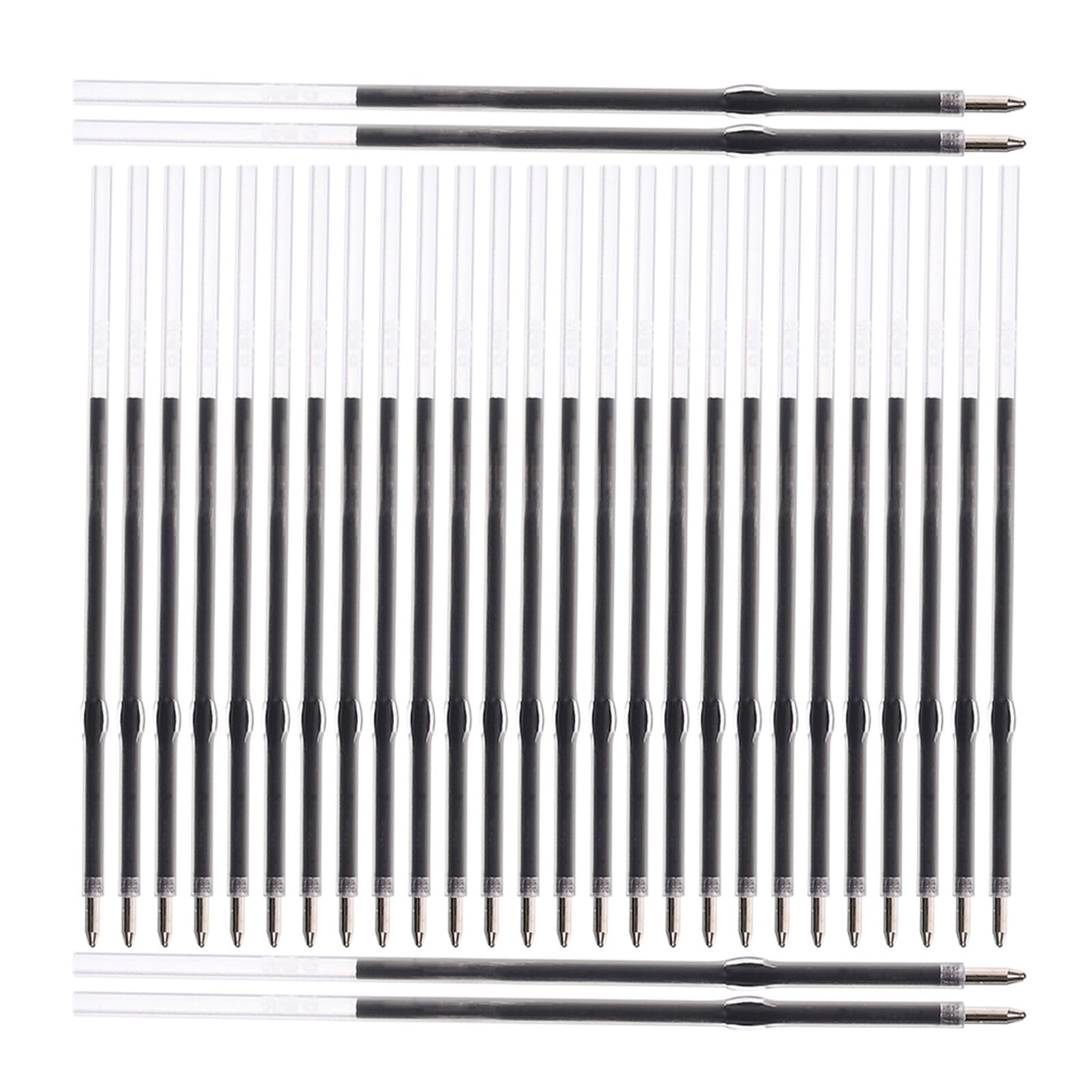 Holibanna 600 Pièces Recharges pour Stylos-bille Noir Lot de Recharges de Pointe Bille Remplaçables pour Bureau École et Usage Quotidien