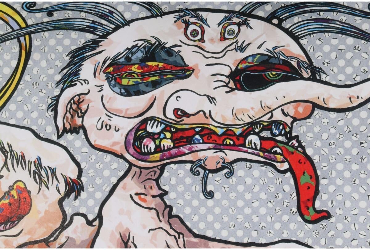 Amazon.co.jp: ギャラ藤真作保証村上隆『魂の譲渡 51300』直筆サインA