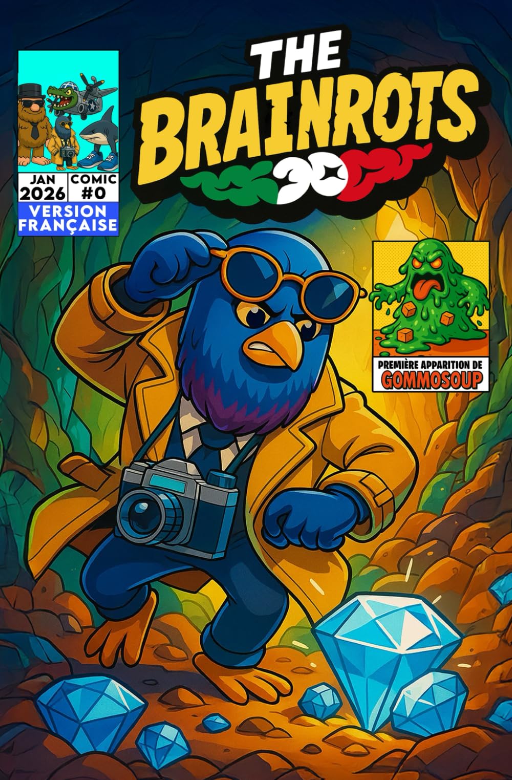 THE BRAINROTS #0 – Numéro Zéro - [Version Française] La bande dessinée des personnages Italian Brainrot – Édition spéciale de collection: Contient 5 ... des personnages Brainrot [Version française])