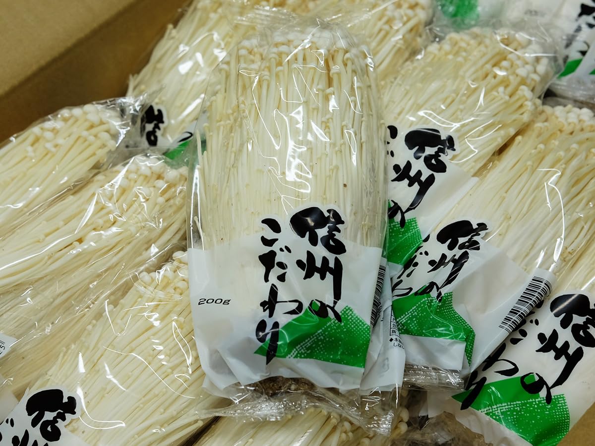 Amazon.co.jp: 長野県産 えのき 200g×30パック入り (箱) : 食品・飲料 