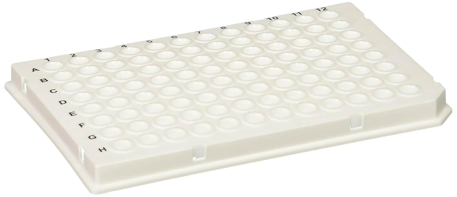 BrandTech Polypropylene White 96-well low-profile Real-Time PCR Plate (Pack of 50)