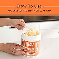 Vista 5 de Bulletproof Original Creamer, 14.8 onzas, Crema de café Keto con aceite MCT y mantequilla alimentada con pasto, apoya la función cerebral