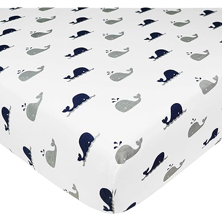 whale crib sheets