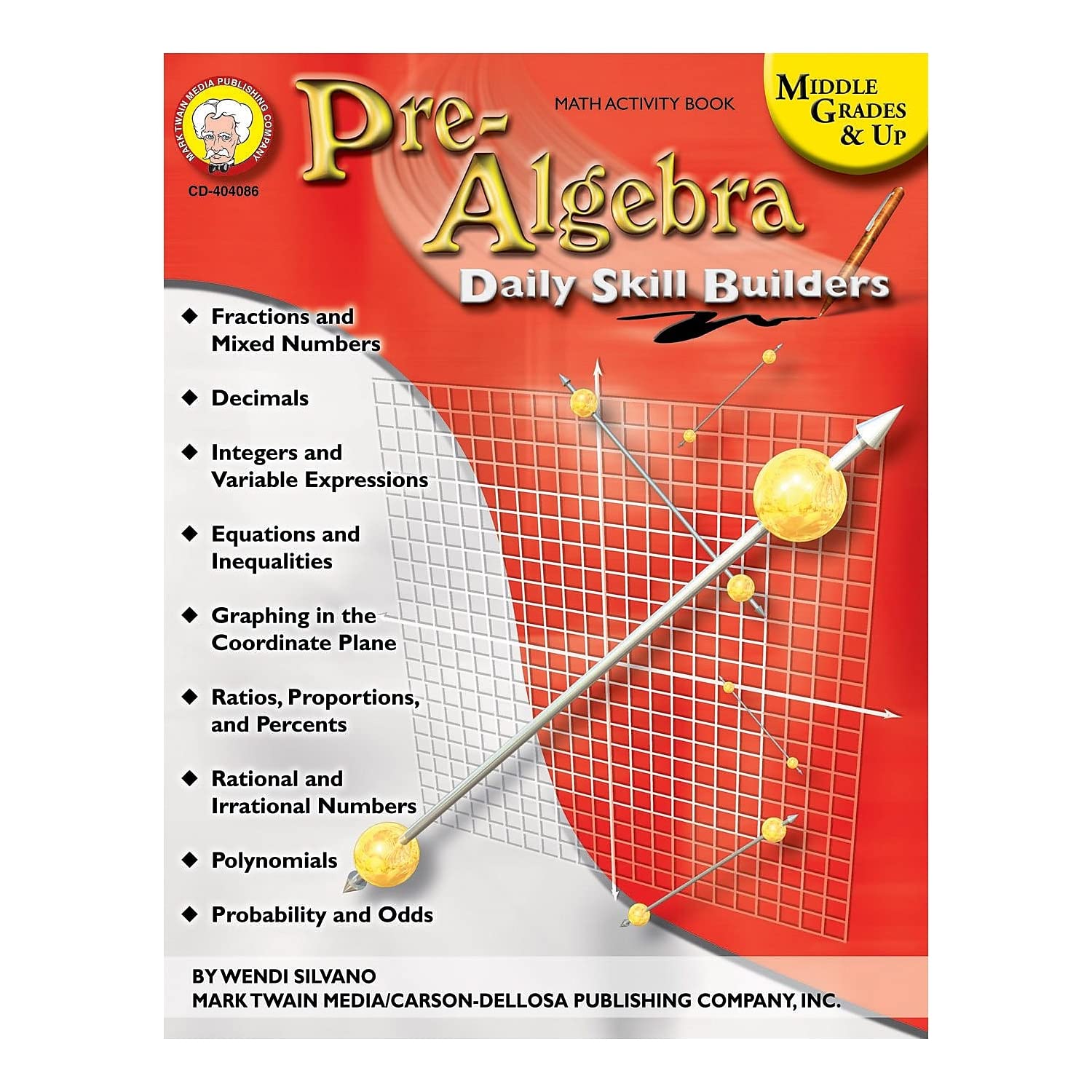 Pre-Algebra: Middle Grades & Up (Daily Skill Builders)