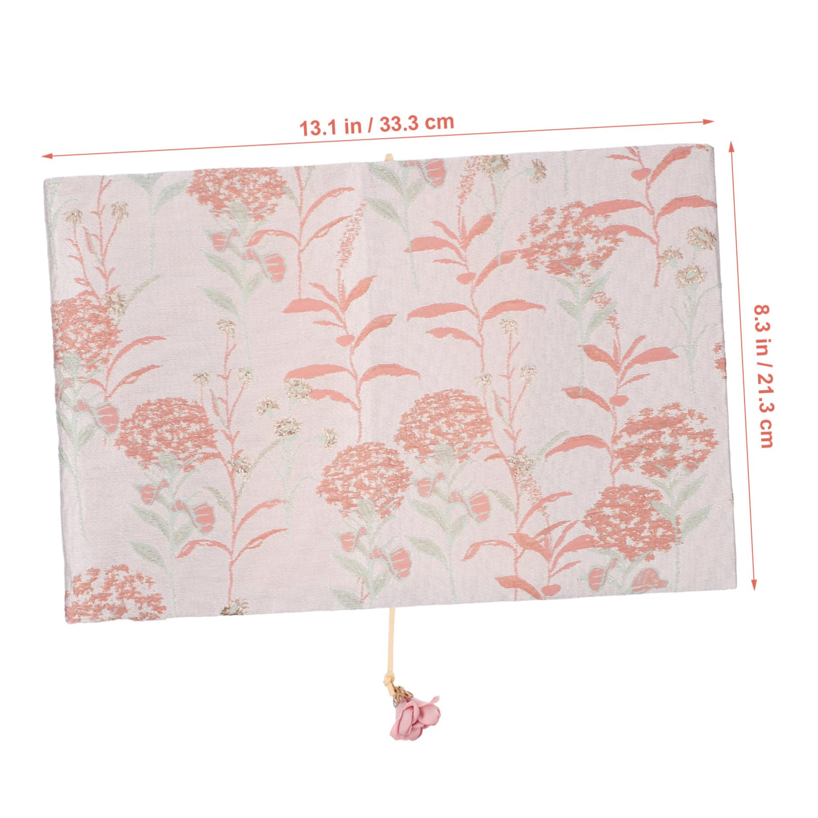 NUOBESTY 3stücke Buchhülle Aesthetic Floral Schutzumschlag Aus Stoff Für Bücher Dekorativer Buchschoner Mit Praktischem Lesezeichen Vielseitig Für Notizbücher Und Scrapbooks