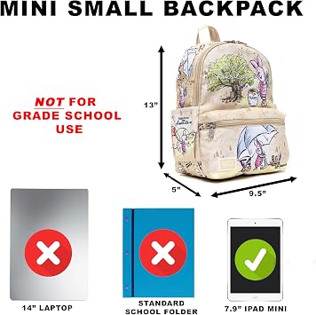 Wondapop Winnie the Pooh 13 Nylon Backpack