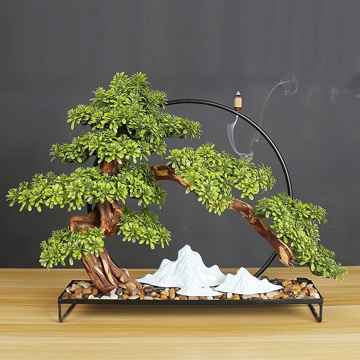 シミュレーションツリー鉢植え 人気の製品 人工植物盆栽パインツリー盆栽feng Shui Tree Office癒しと運の香飾り Color Green B デスクディスプレイ人工盆栽 シミュレーションツリー鉢植え 人気の製品 人工植物盆栽パインツリー盆栽feng Shui Tree Office癒しと運の香飾り Color Green B デスクディスプレイ人工盆栽