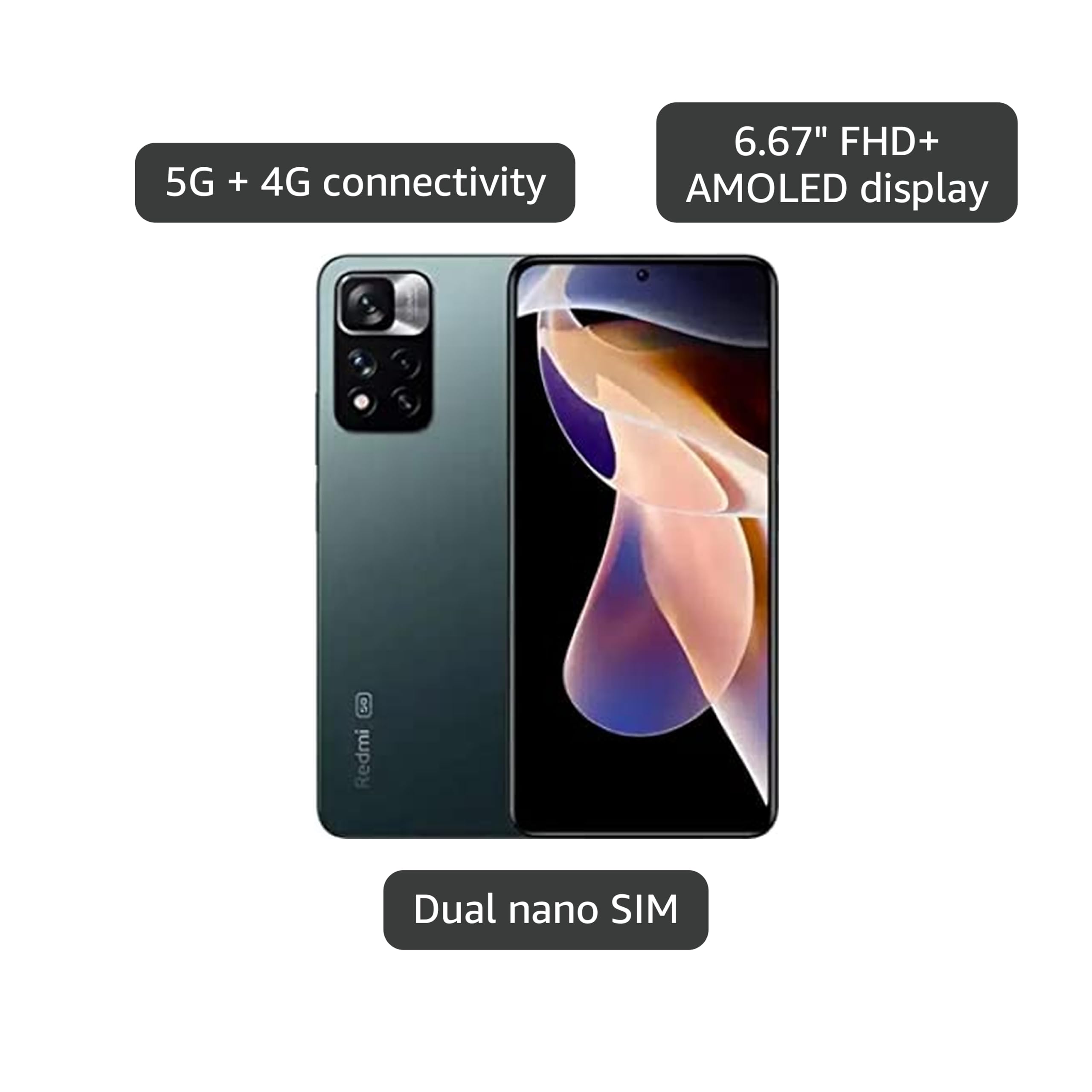 Amazon.com: Xiaomi Redmi Note 11 Pro+ Plus 5G + 4G Global 128GB +