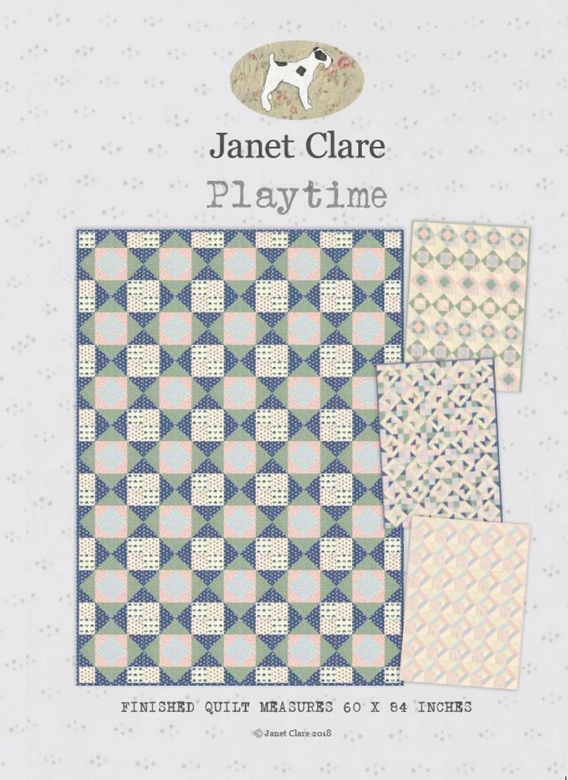 Janet Clare Playtime Quilt Making Pattern JC176