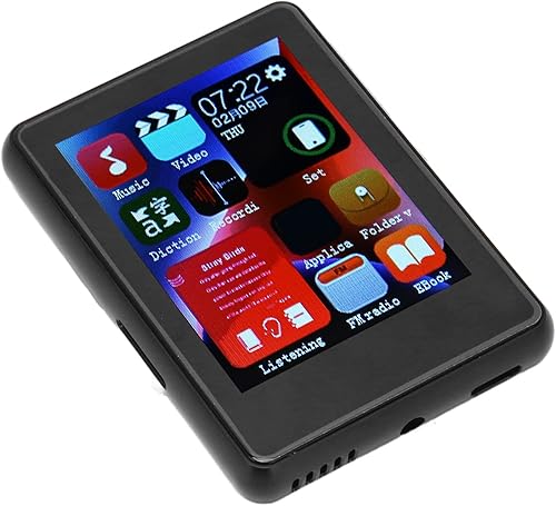 Miniatura 8 de Reproductor MP3 Bluetooth con completo, reproductor de música estéreo de alta fidelidad con radio FM, libro electrónico, grabación, dispositivo de